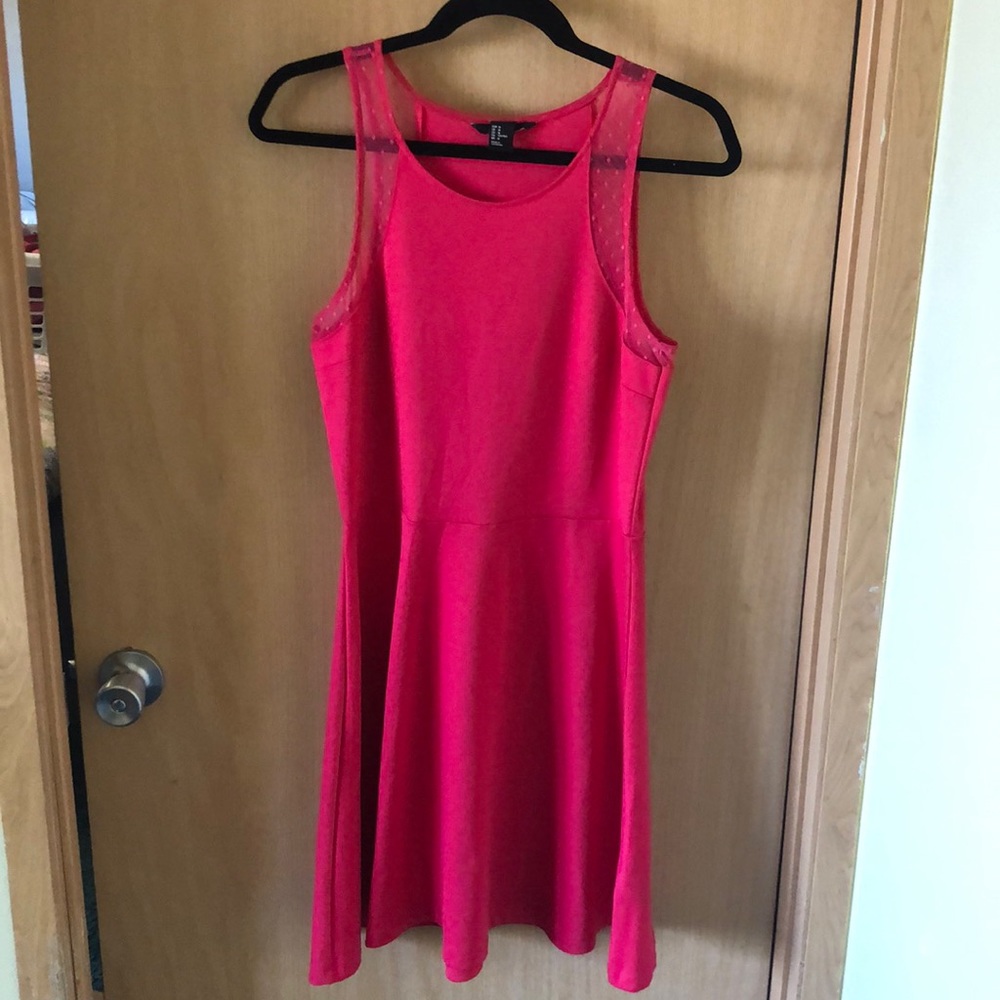 Pink party dress